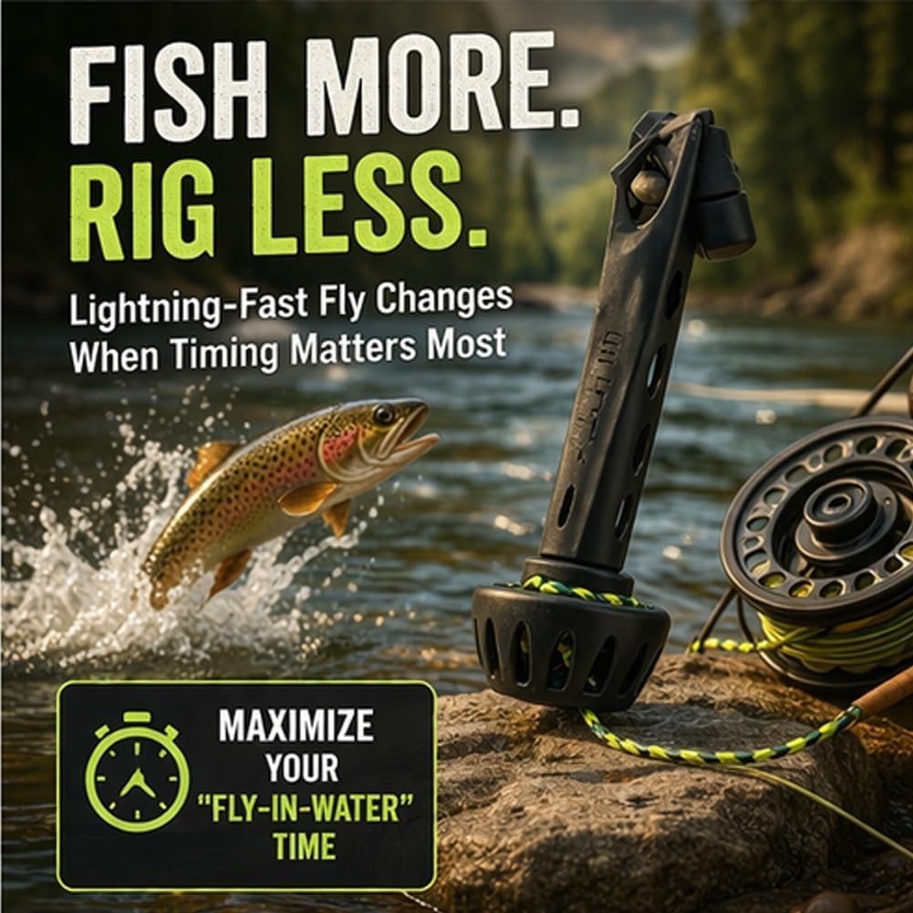 Baitcasting Reel - Portable Magnetic Fly Threader Easy Fast
