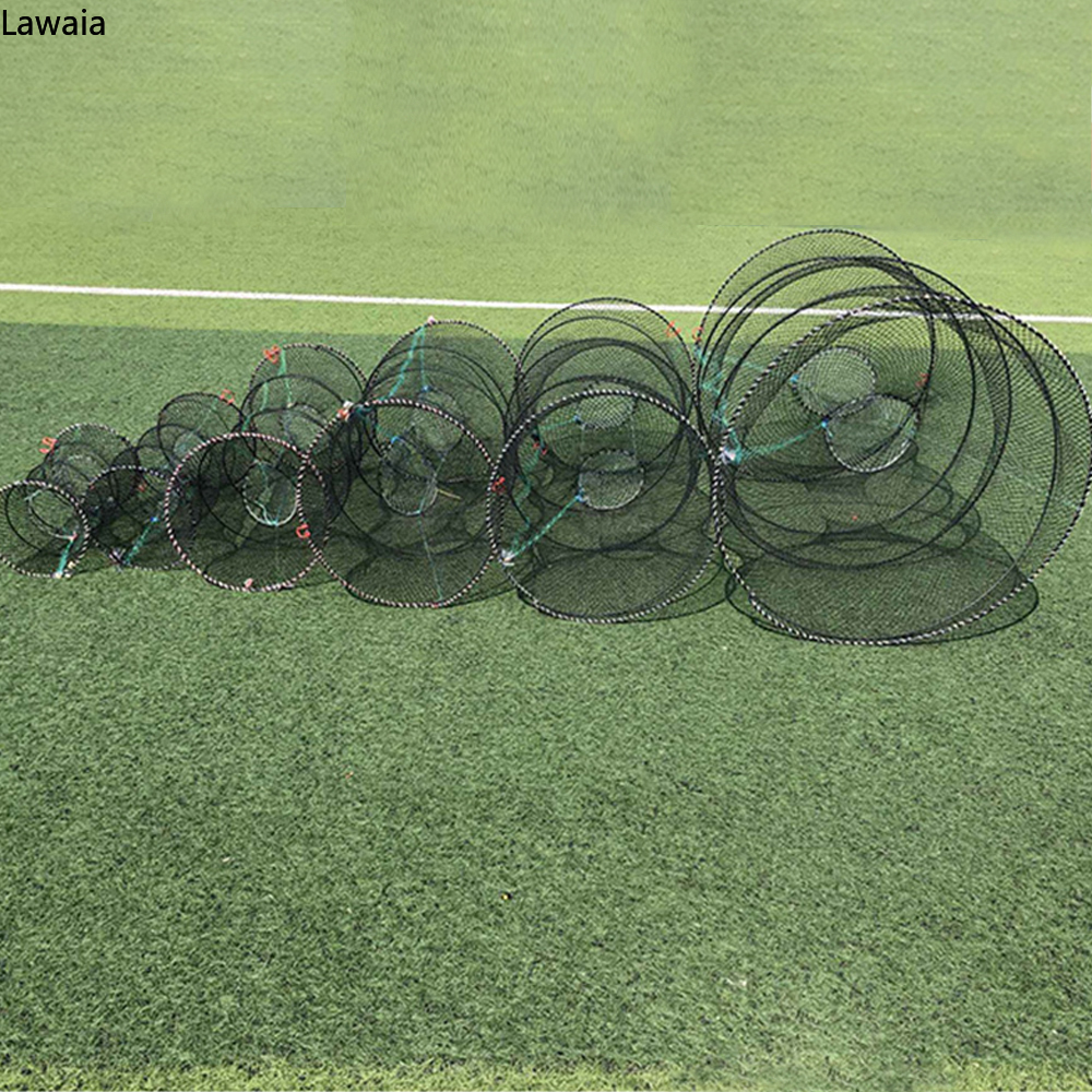 Fishing Equipment Bait - Lawaia Foldable Fishing Nets Crab Traps