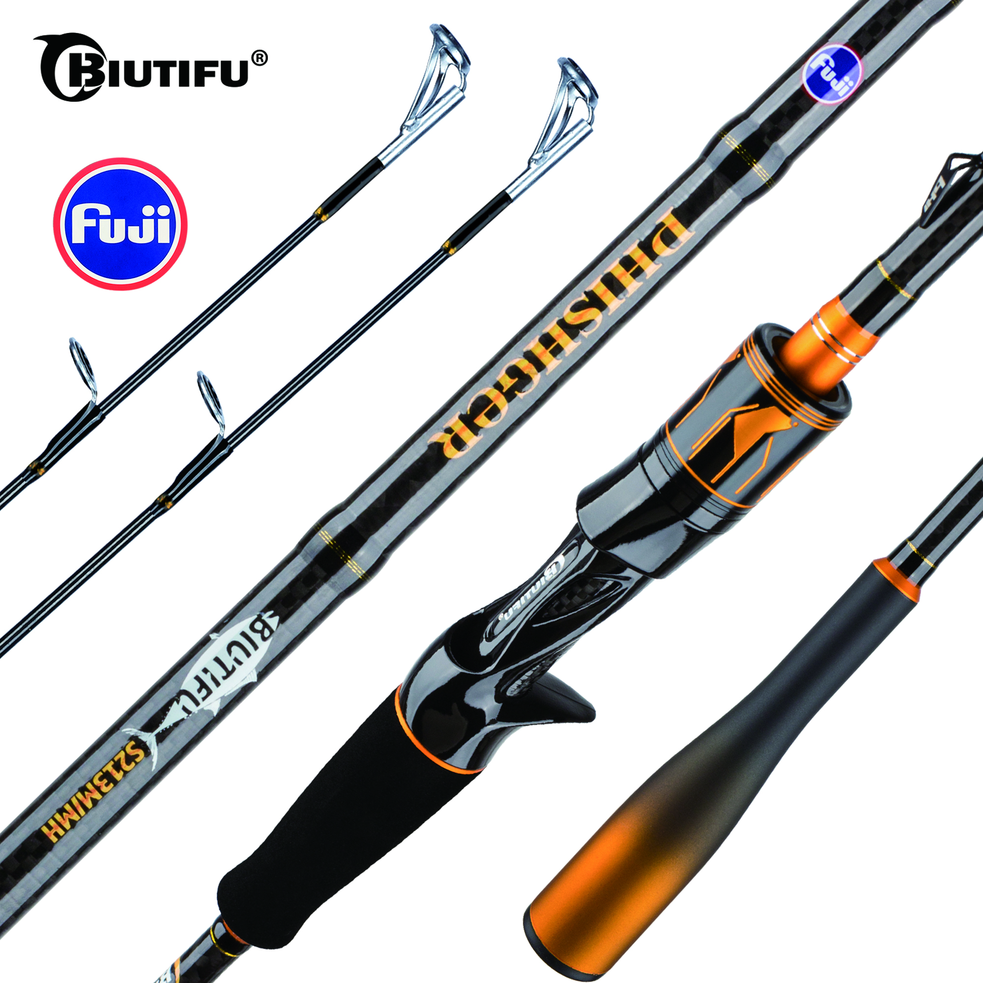 Fishing Equipment Guide - BIUTIFU Spinning Casting 2Tips Fishing Rods
