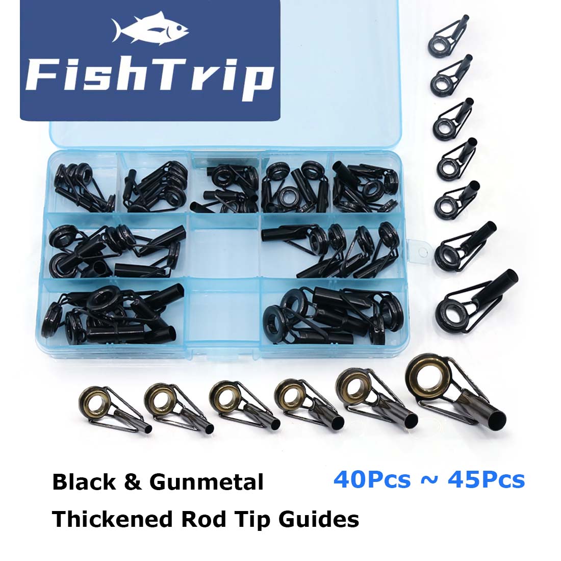Fishing Equipment Guide - FishTrip Rod Tip Repair Kit 5~50pcs
