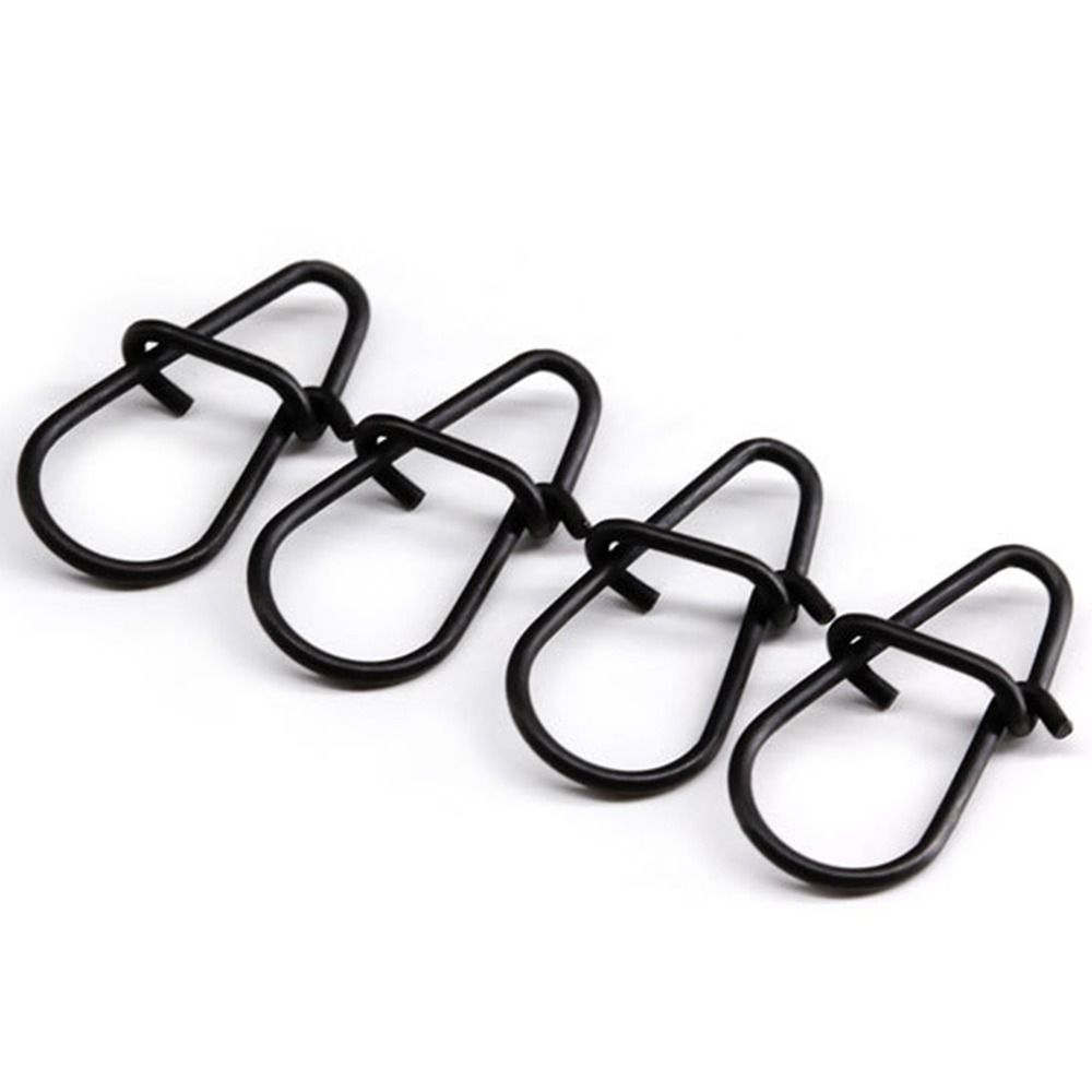 100Pcs/lot Matte black Snap Fi - Fishing Equipment Hook reseña y precio