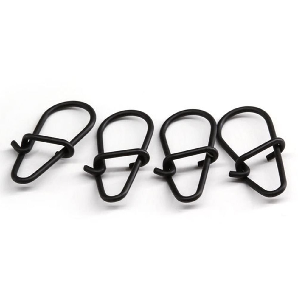 100Pcs/lot Matte black Snap Fi - Fishing Equipment Hook reseña y precio
