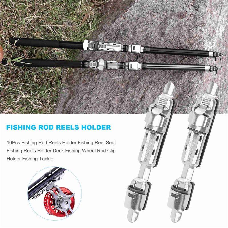 ABPF 10Pcs Fishing Rod Reels H - Rod Holder Fishing reseña y precio