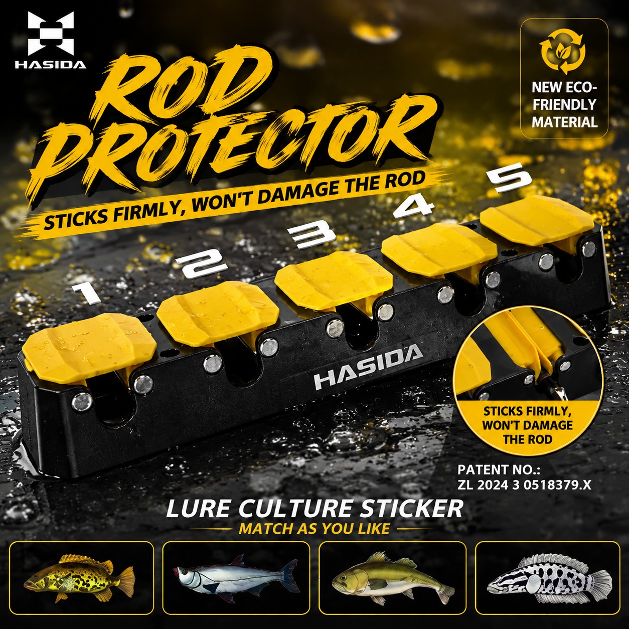 HASIDA Soft Rubber Wall-Mounte - Fishing Lure reseña y precio