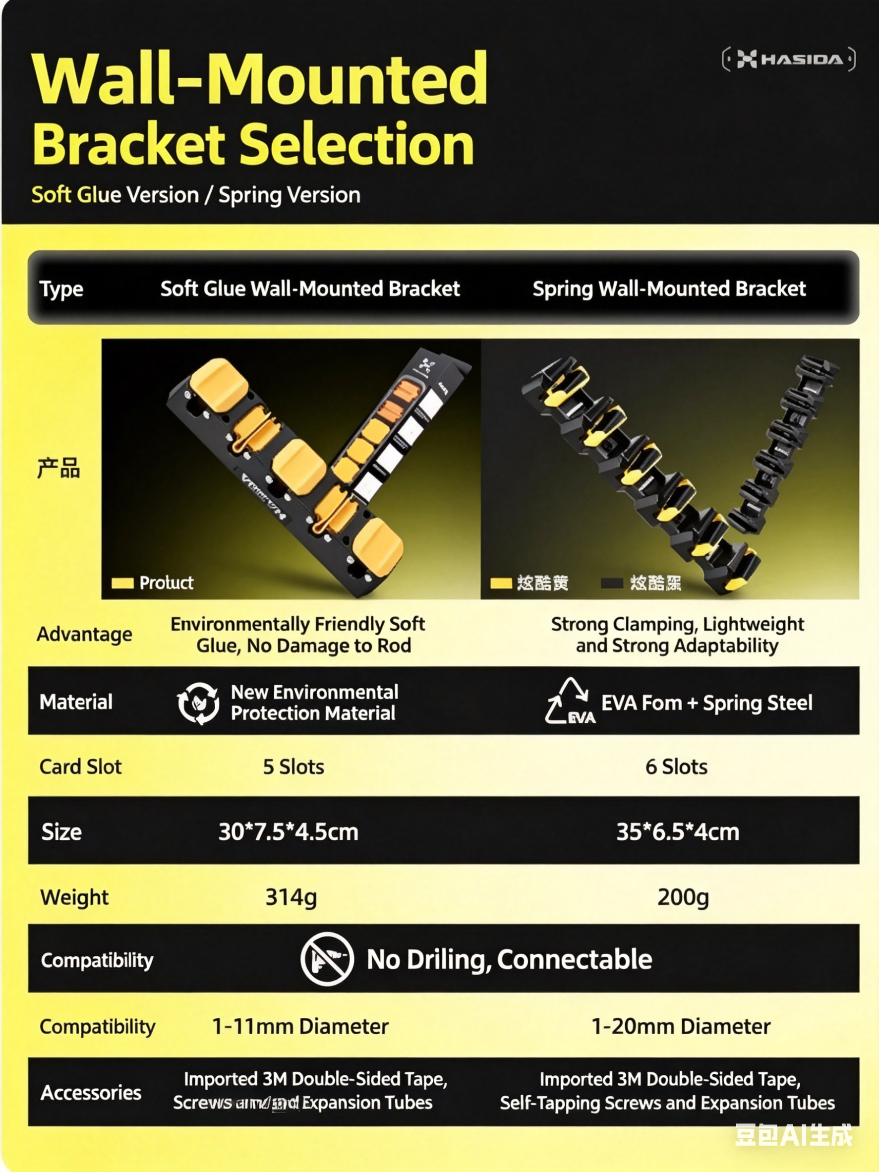 HASIDA Soft Rubber Wall-Mounte - Fishing Lure reseña y precio