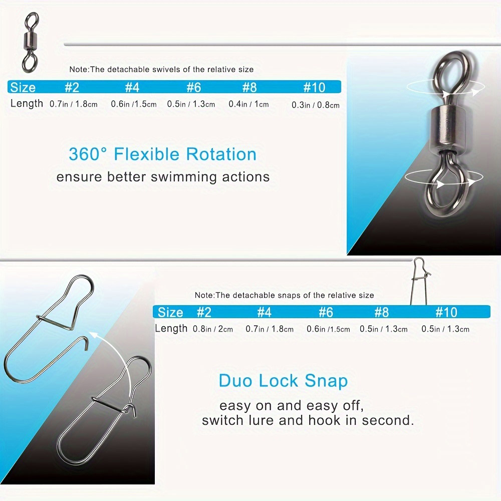 95/210 PCS Set Fishing Connect - Fishing Equipment Hook reseña y precio