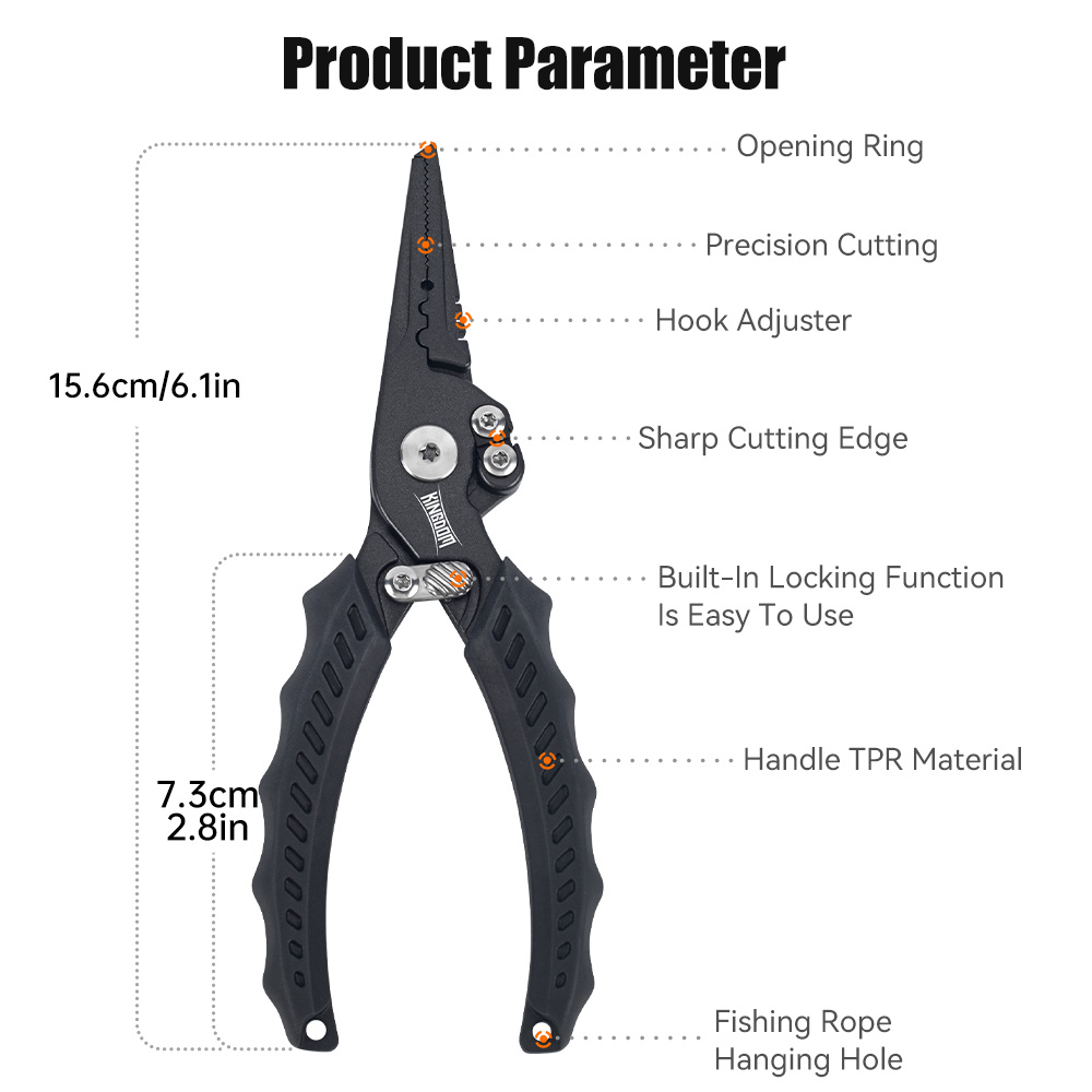 Kingdom Fishing Pliers Multifu - Fishing Equipment Hook reseña y precio