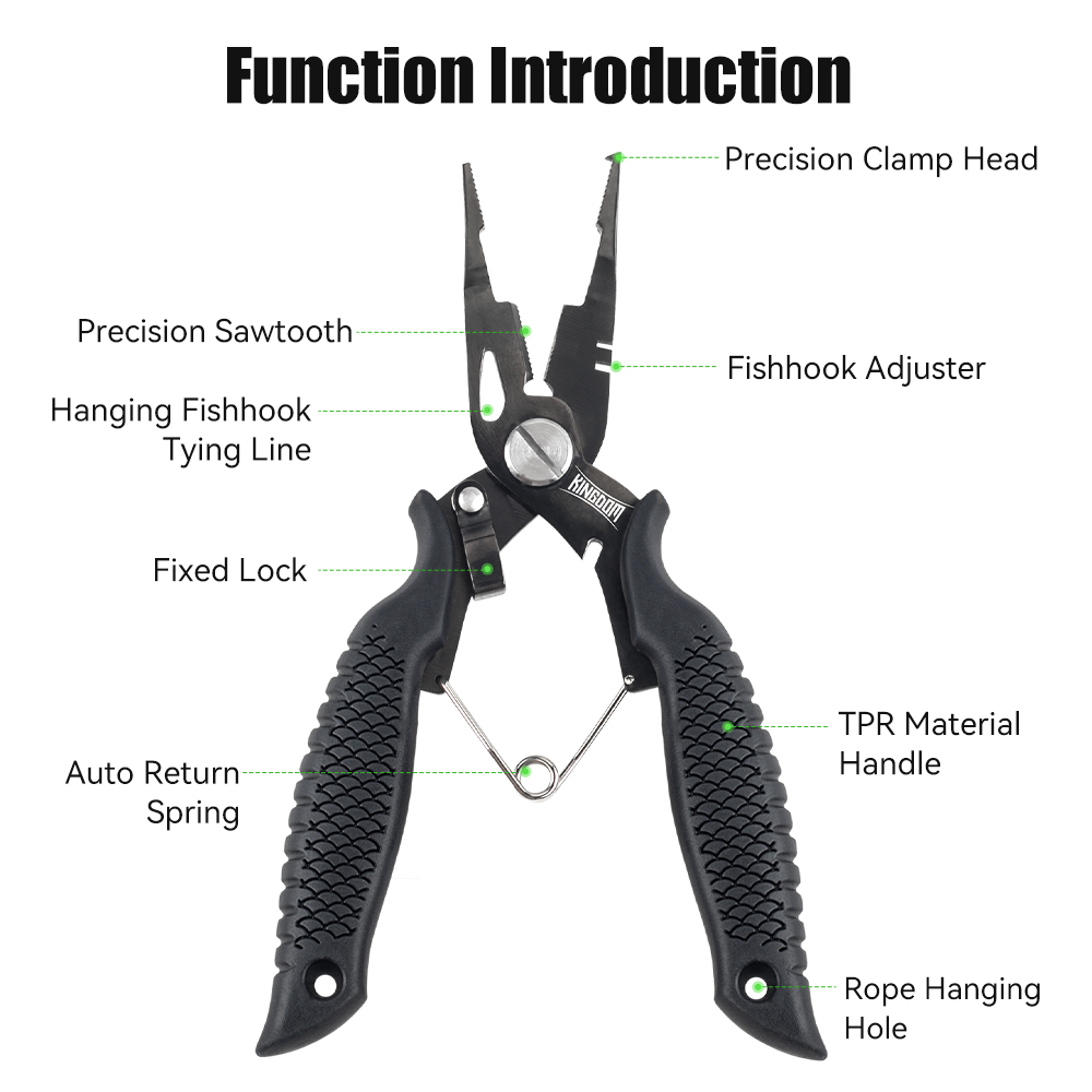 Kingdom Fishing Pliers Multifu - Fishing Equipment Hook reseña y precio