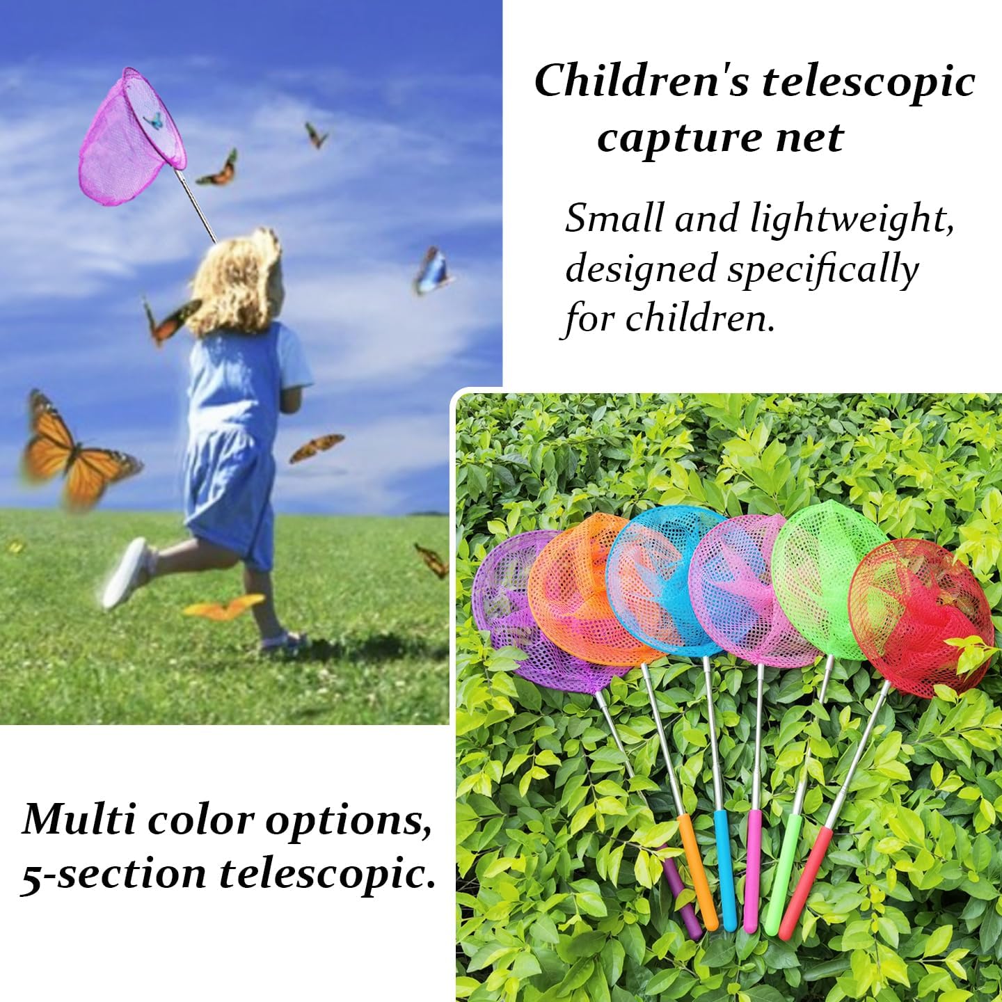 Mini Fishing Net Colorful Anti - Landing Net Telescopic reseña y precio