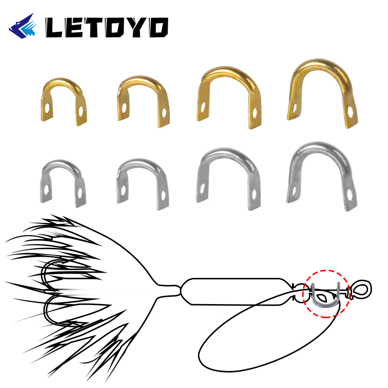 LETOYO 100pcs Folded Clevises  - Fishing Equipment Hook reseña y precio