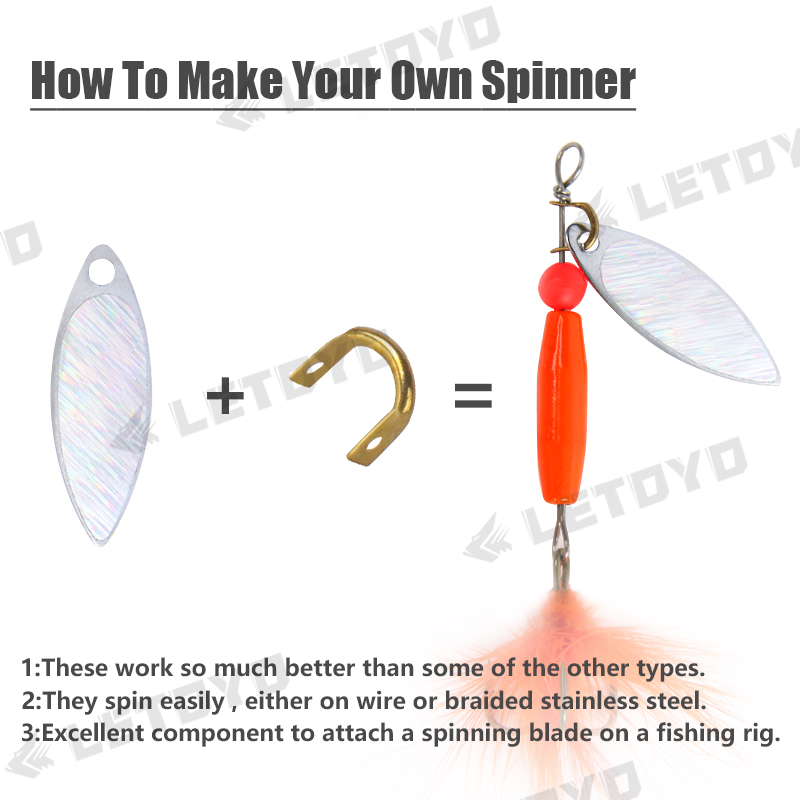 LETOYO 100pcs Folded Clevises  - Fishing Equipment Hook reseña y precio