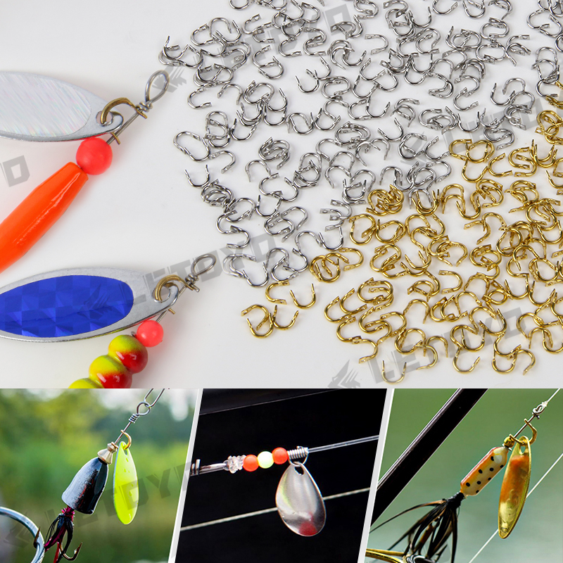 LETOYO 100pcs Folded Clevises  - Fishing Equipment Hook reseña y precio