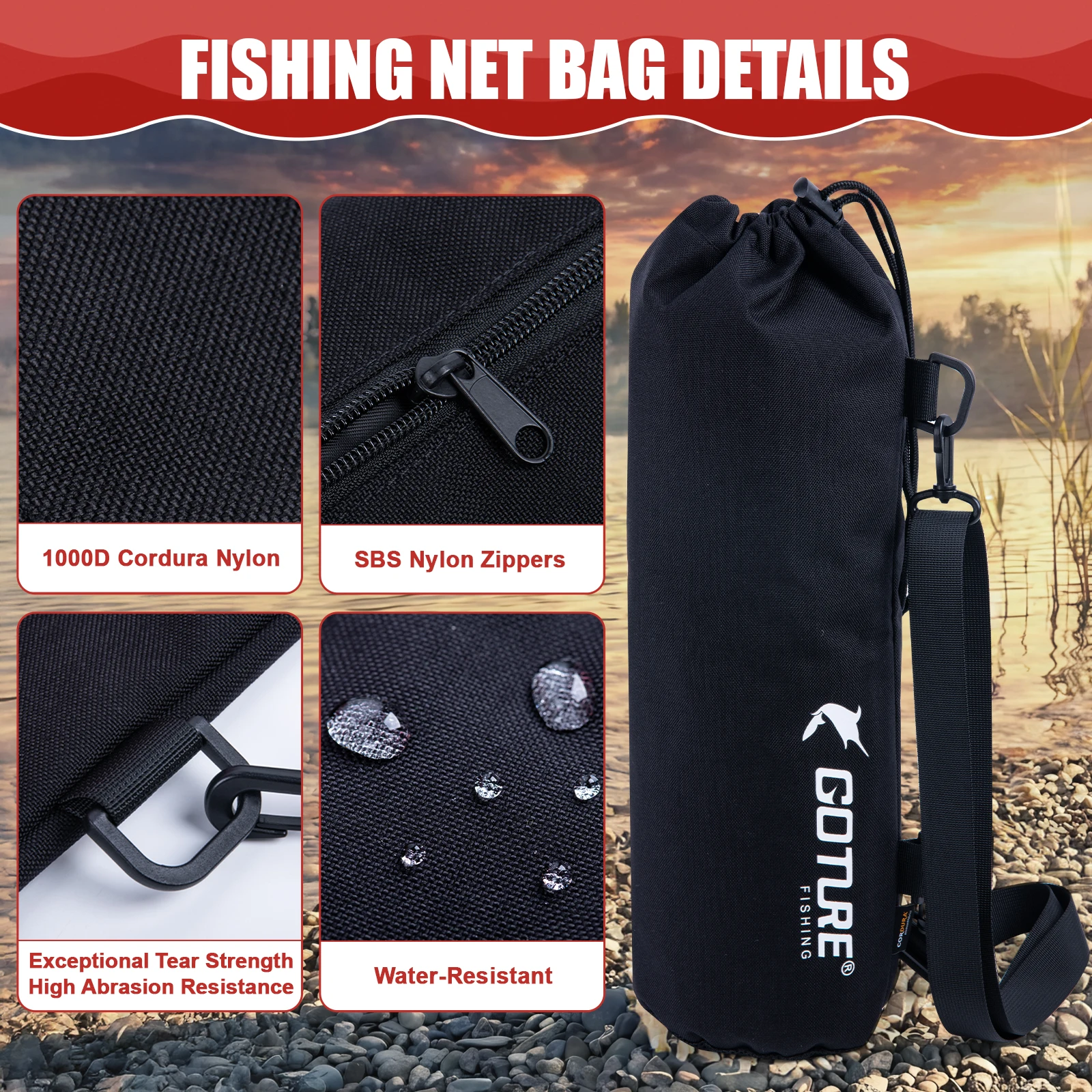 Goture Folding Fishing Brail N - Landing Net Telescopic reseña y precio