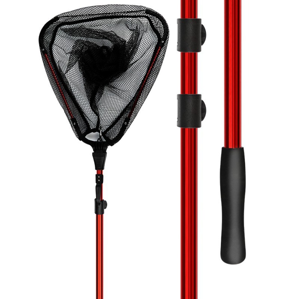 90cm Foldable Fishing Net with - Landing Net Telescopic reseña y precio