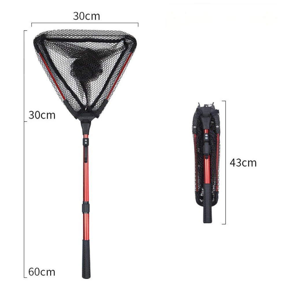90cm Foldable Fishing Net with - Landing Net Telescopic reseña y precio