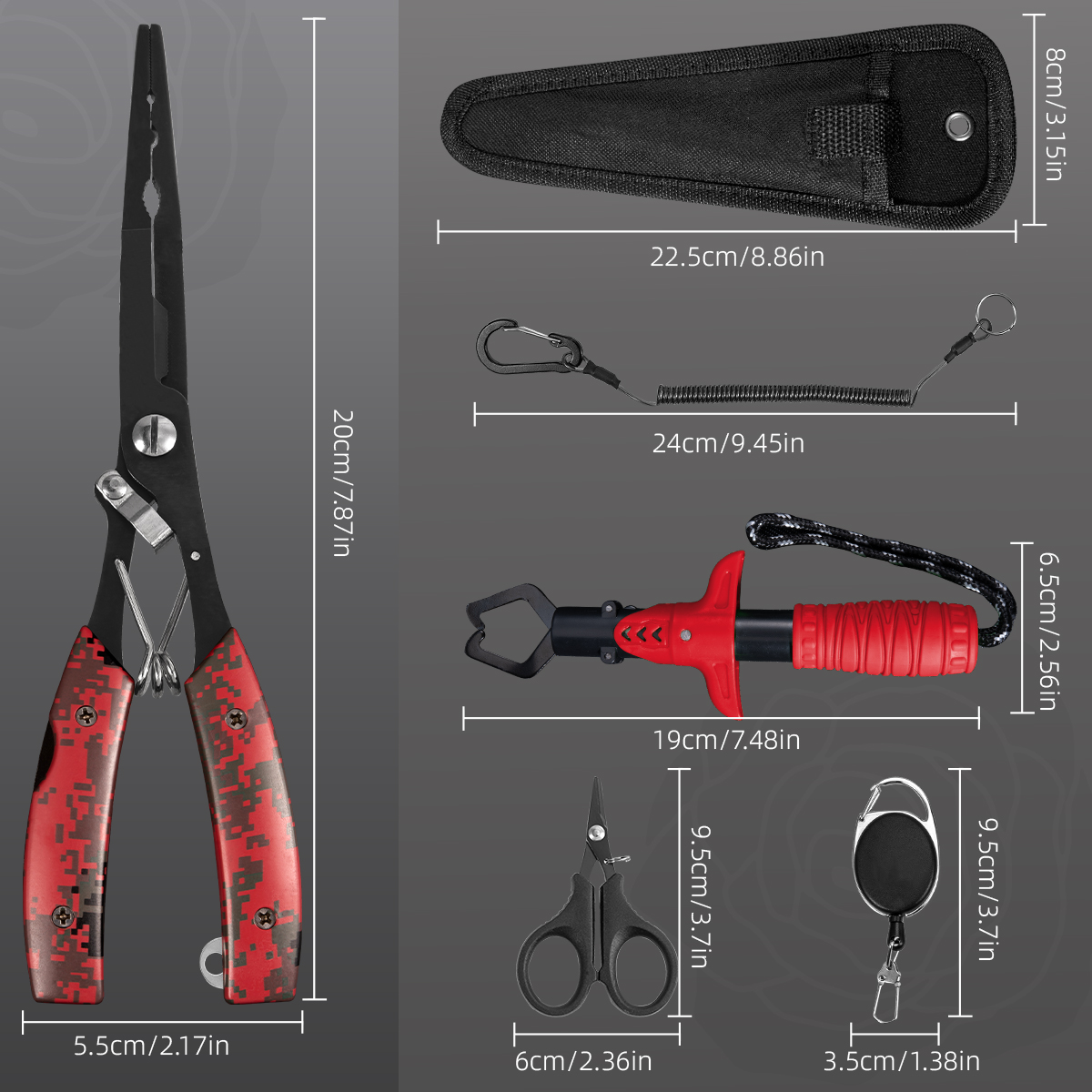 Functional fishing pliers made - Fishing Equipment Warehouse reseña y precio