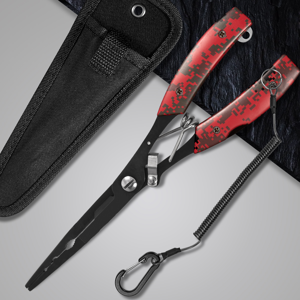Functional fishing pliers made - Fishing Equipment Warehouse reseña y precio