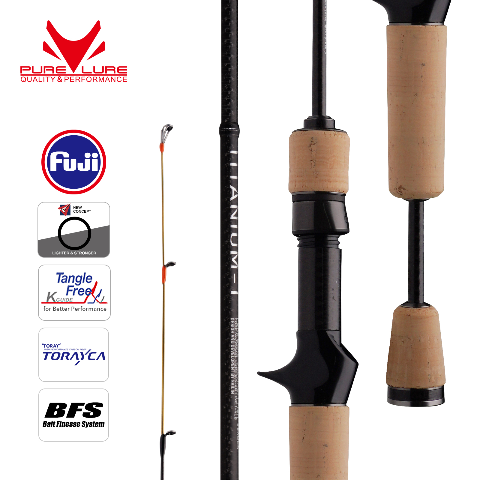 PURELURE TITANIUM-T XUL BFS Ro - Fishing Equipment Guide reseña y precio