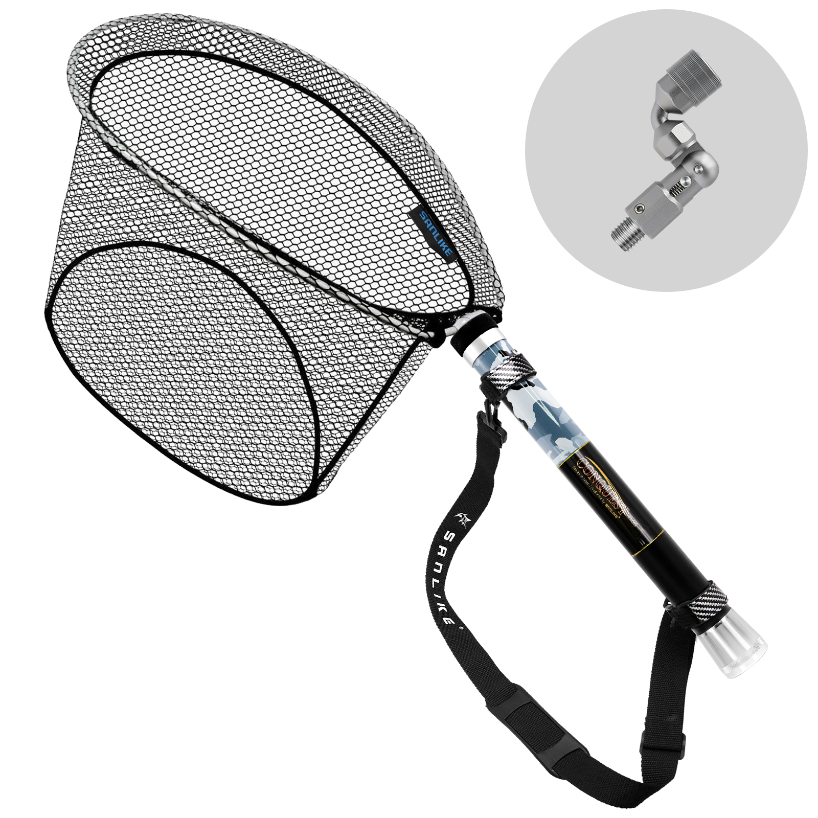 SANLIKE Fishing Net Glass Fibr - Landing Net Telescopic reseña y precio