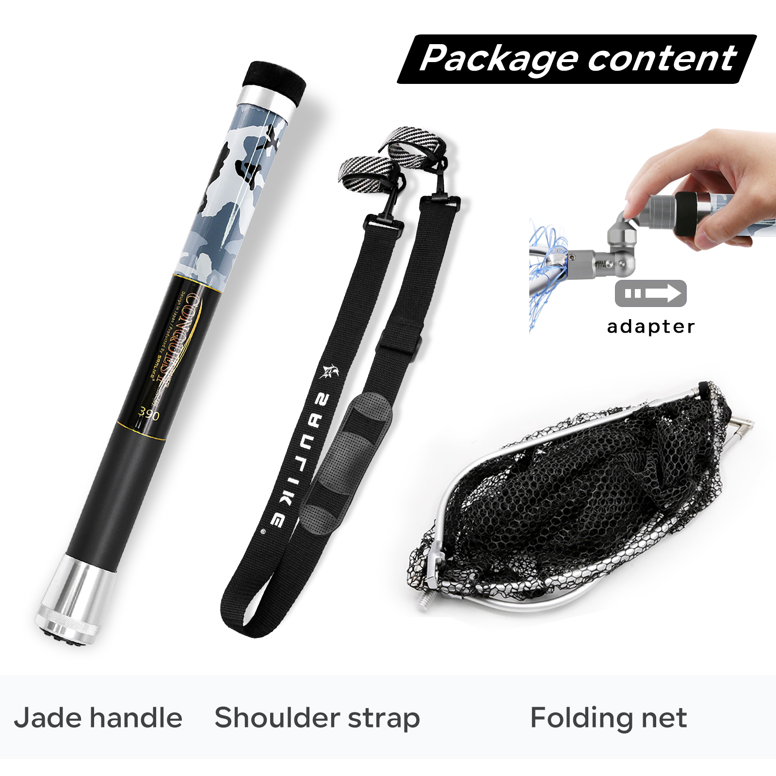 SANLIKE Fishing Net Glass Fibr - Landing Net Telescopic reseña y precio