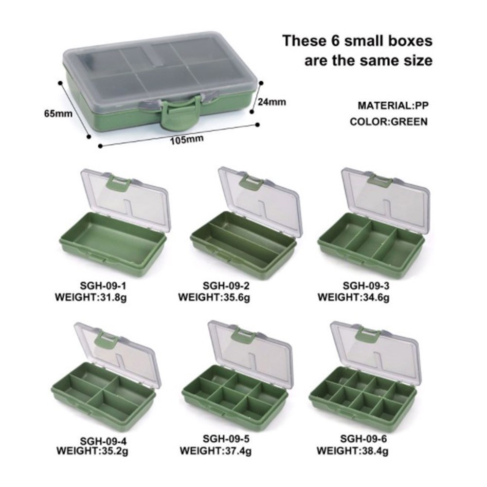 4/8grids Separate Storage Box, - Fishing Equipment Bait reseña y precio
