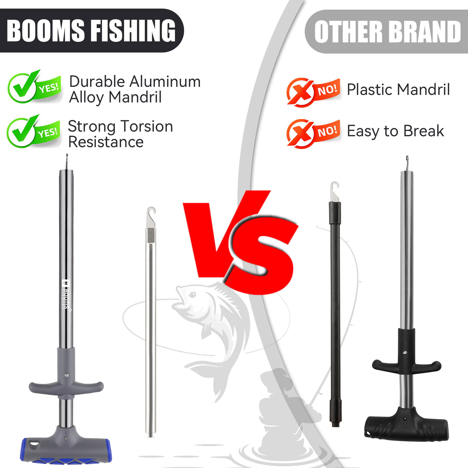 Booms Fishing XW20 Long Fish H - Fishing Equipment Warehouse reseña y precio