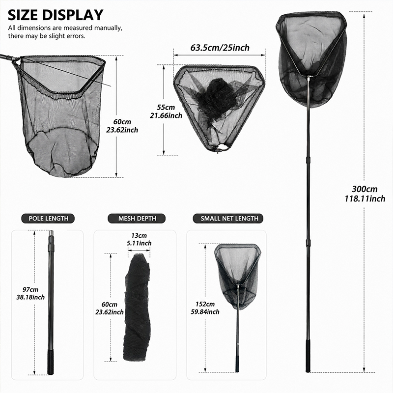 300cm Telescopic Fishing Landi - Landing Net Telescopic reseña y precio
