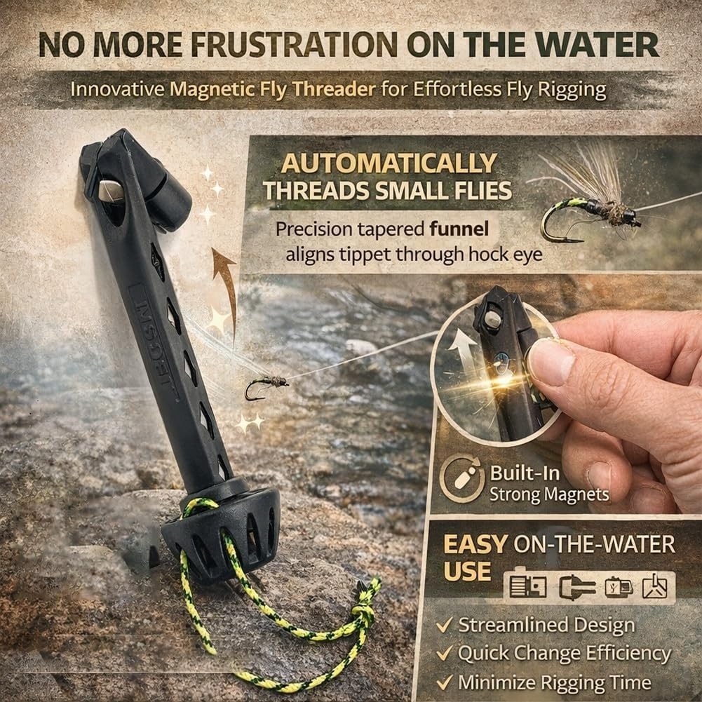 Portable Magnetic Fly Threader - Baitcasting Reel reseña y precio