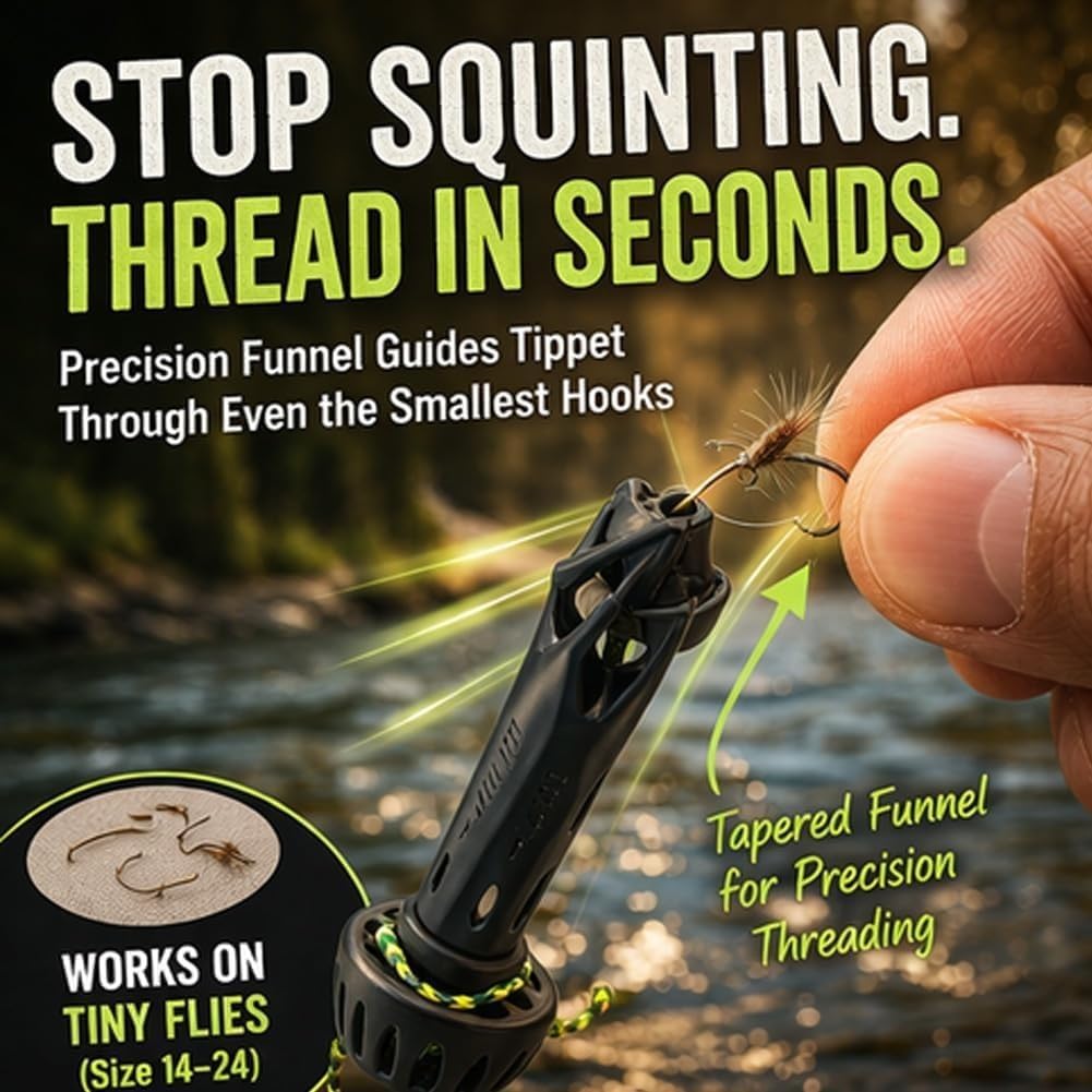 Portable Magnetic Fly Threader - Baitcasting Reel reseña y precio
