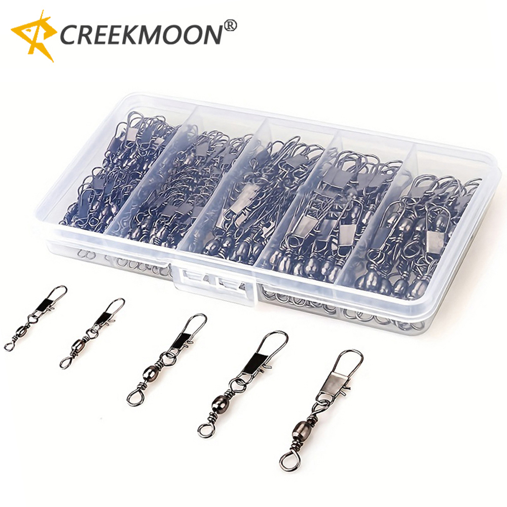 100Pcs/Lot 4#6#8#10#12# Swivel - Fishing Equipment Hook reseña y precio