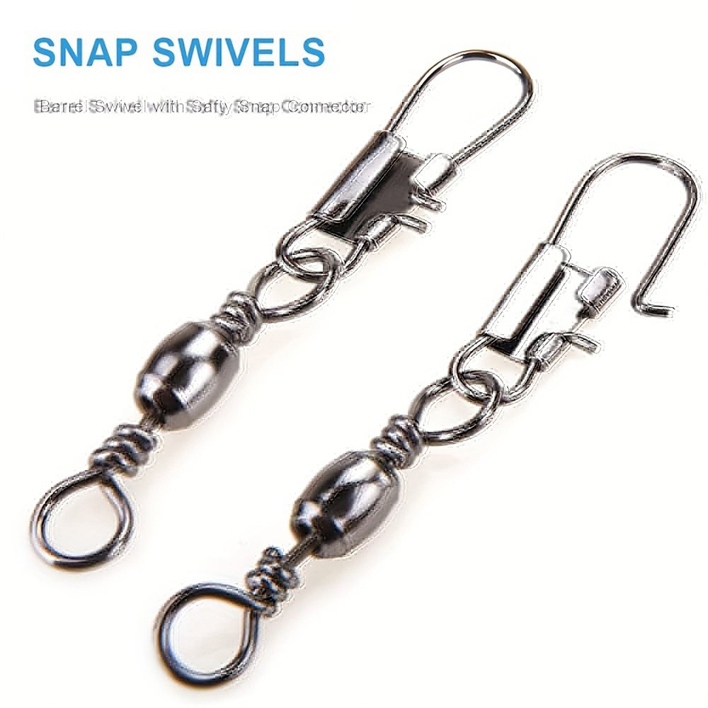100Pcs/Lot 4#6#8#10#12# Swivel - Fishing Equipment Hook reseña y precio
