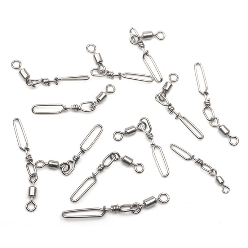 10Pcs Stainless Steel Quick Sn - Fishing Equipment Guide reseña y precio