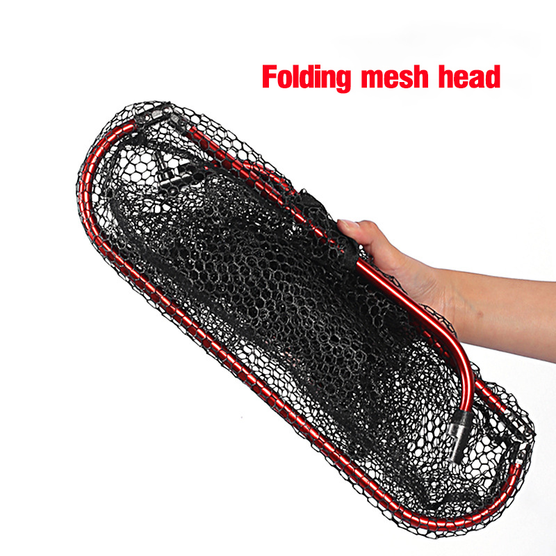 Aluminum Alloy Rubber Coated F - Landing Net Telescopic reseña y precio