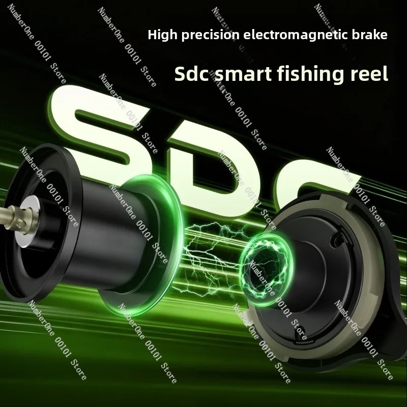 Electronic Magnetic Brake Fish - Baitcasting Reel reseña y precio