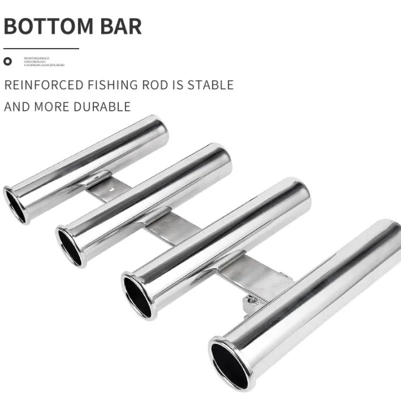 Stainless Steel 4 Tubes Rod ho - Rod Holder Fishing reseña y precio
