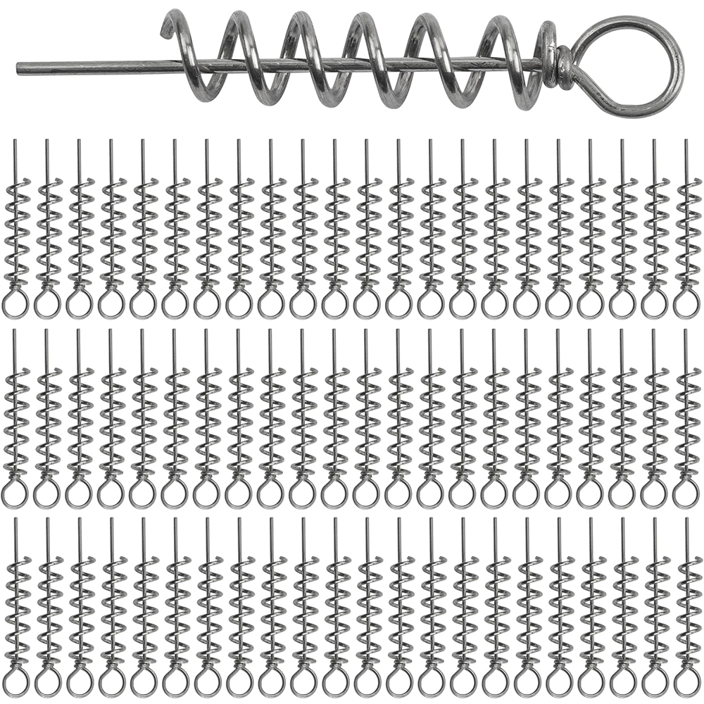 50Pcs Spring Twist Lock Fishin - Fishing Equipment Hook reseña y precio