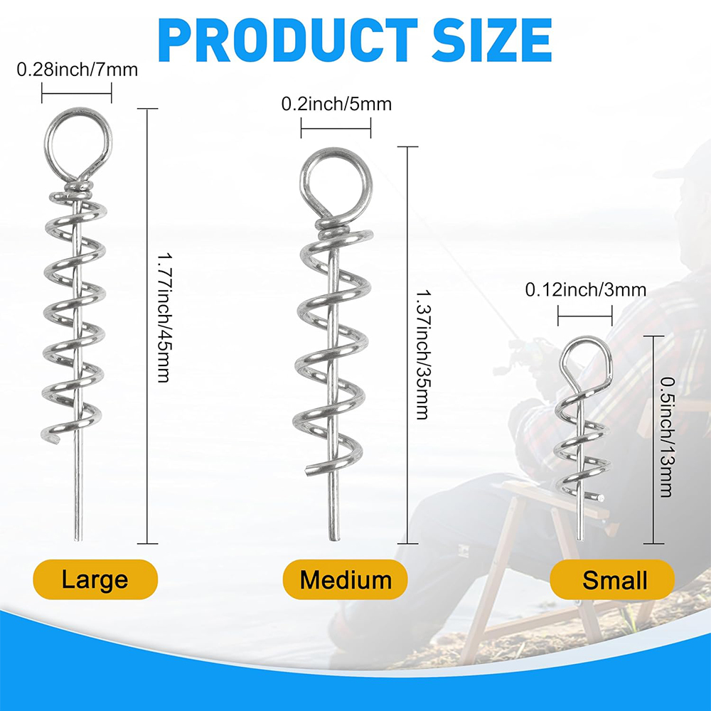 50Pcs Spring Twist Lock Fishin - Fishing Equipment Hook reseña y precio