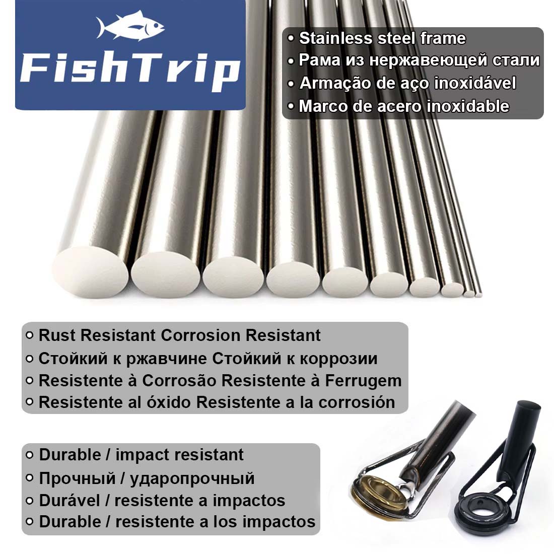 FishTrip Rod Tip Repair Kit 5~ - Fishing Equipment Guide reseña y precio