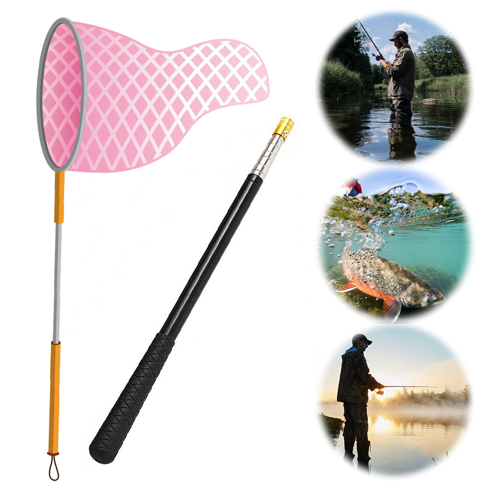 Retractable Telescopic Landing - Landing Net Telescopic reseña y precio