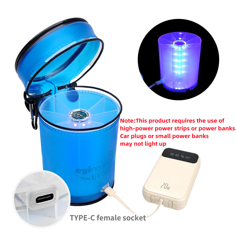 New Fishing Bags Lure UV Glow  - Fishing Equipment Bait reseña y precio