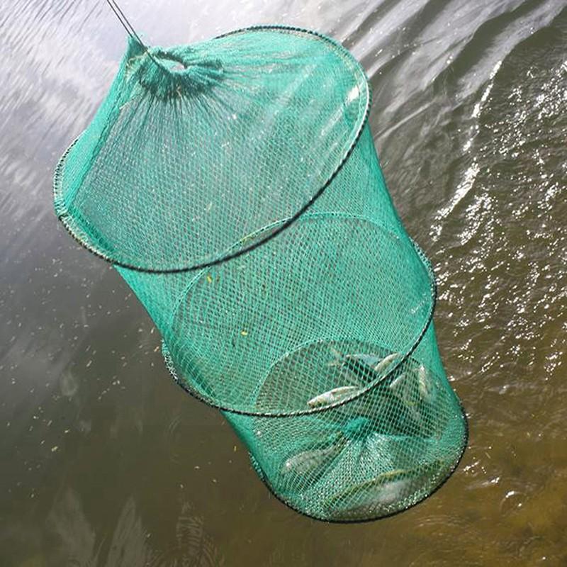 Folding Round Nylon Mesh Metal - Landing Net Telescopic reseña y precio