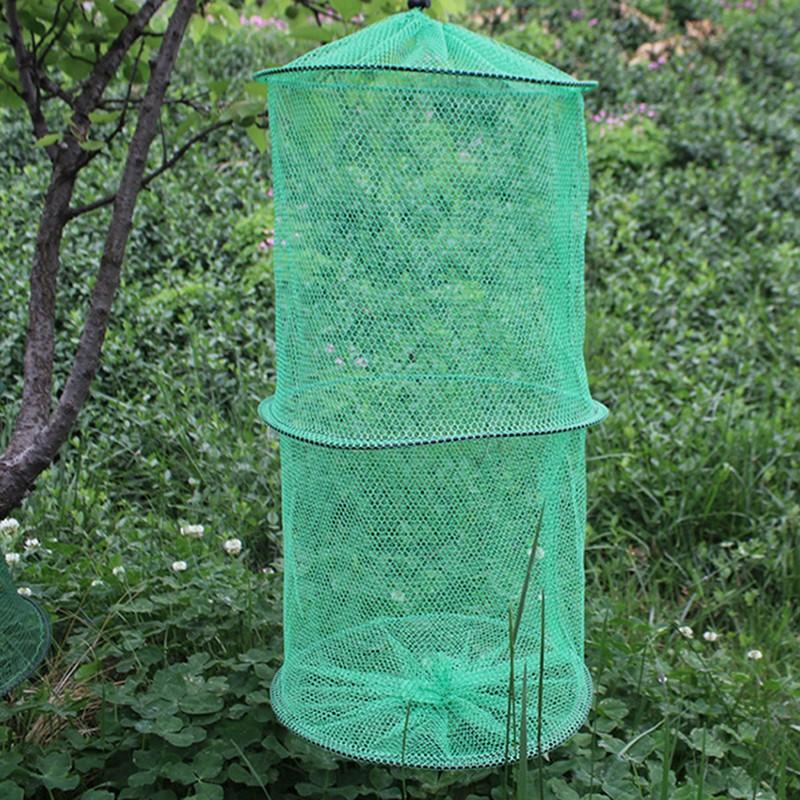 Folding Round Nylon Mesh Metal - Landing Net Telescopic reseña y precio