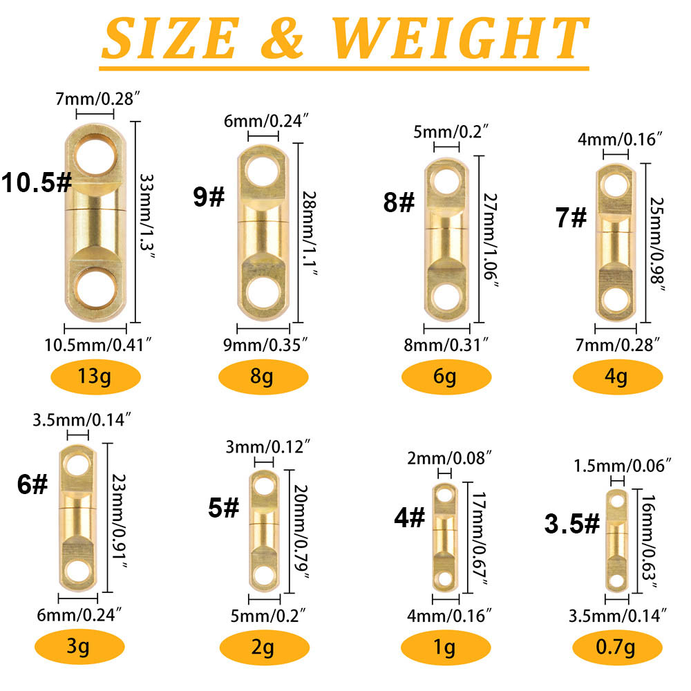 3/5/10/15PCS Copper Fishing He - Fishing Equipment Hook reseña y precio