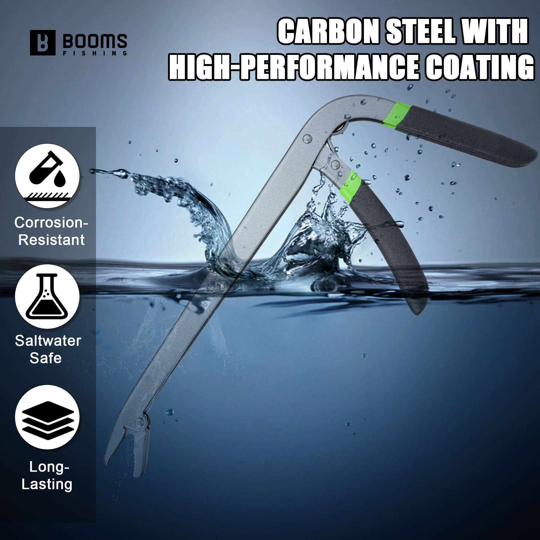 Booms Fishing 25cm Carbon Stee - Fishing Equipment Warehouse reseña y precio