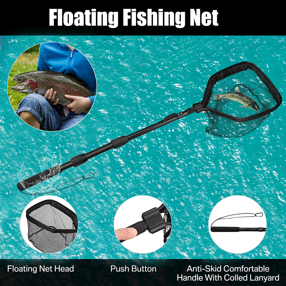 Floating Fishing Net for Fly F - Landing Net Telescopic reseña y precio