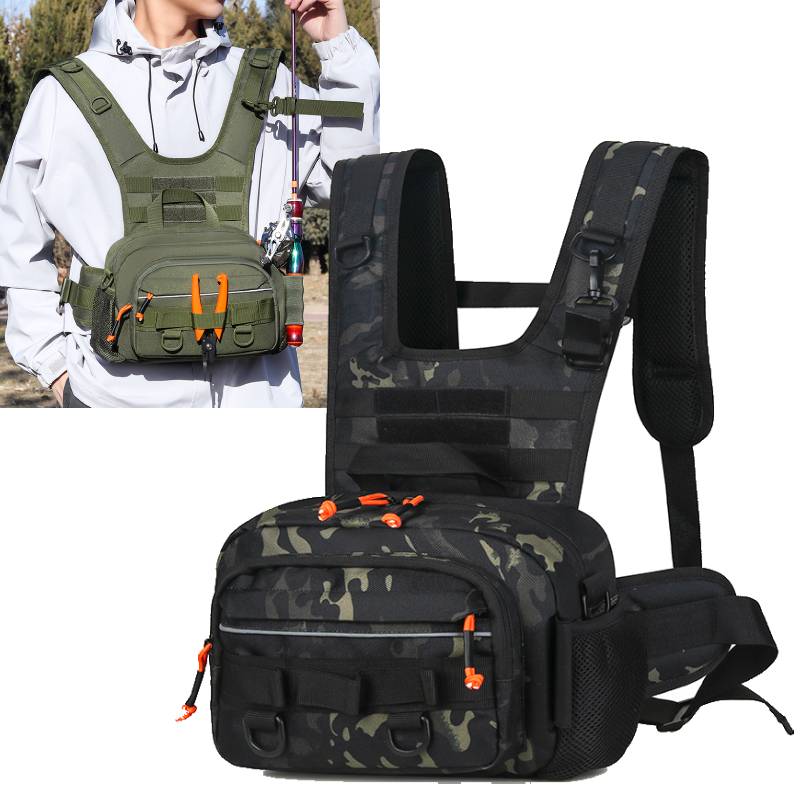 Men Chest Bag Tactical Fishing - Fishing Lure reseña y precio