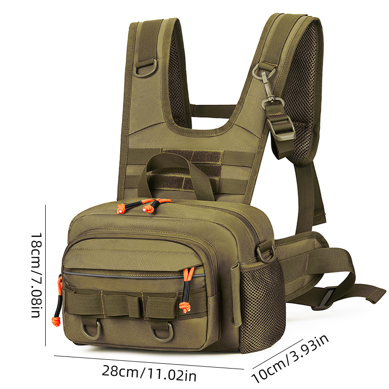 Men Chest Bag Tactical Fishing - Fishing Lure reseña y precio