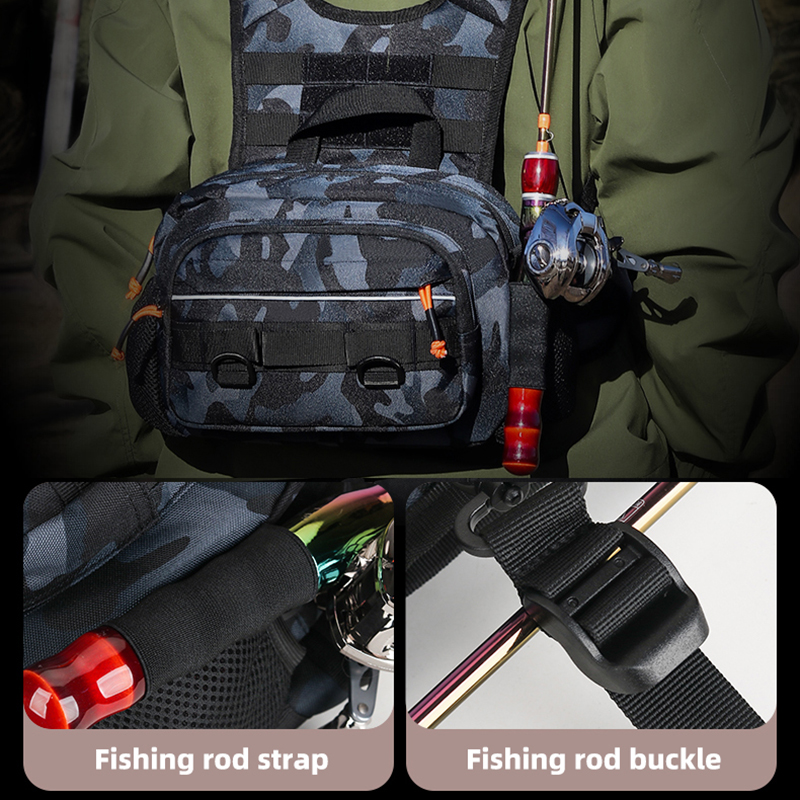 Men Chest Bag Tactical Fishing - Fishing Lure reseña y precio