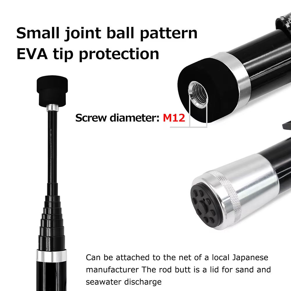 SANLIKE 3m Black Telescopic Ca - Landing Net Telescopic reseña y precio
