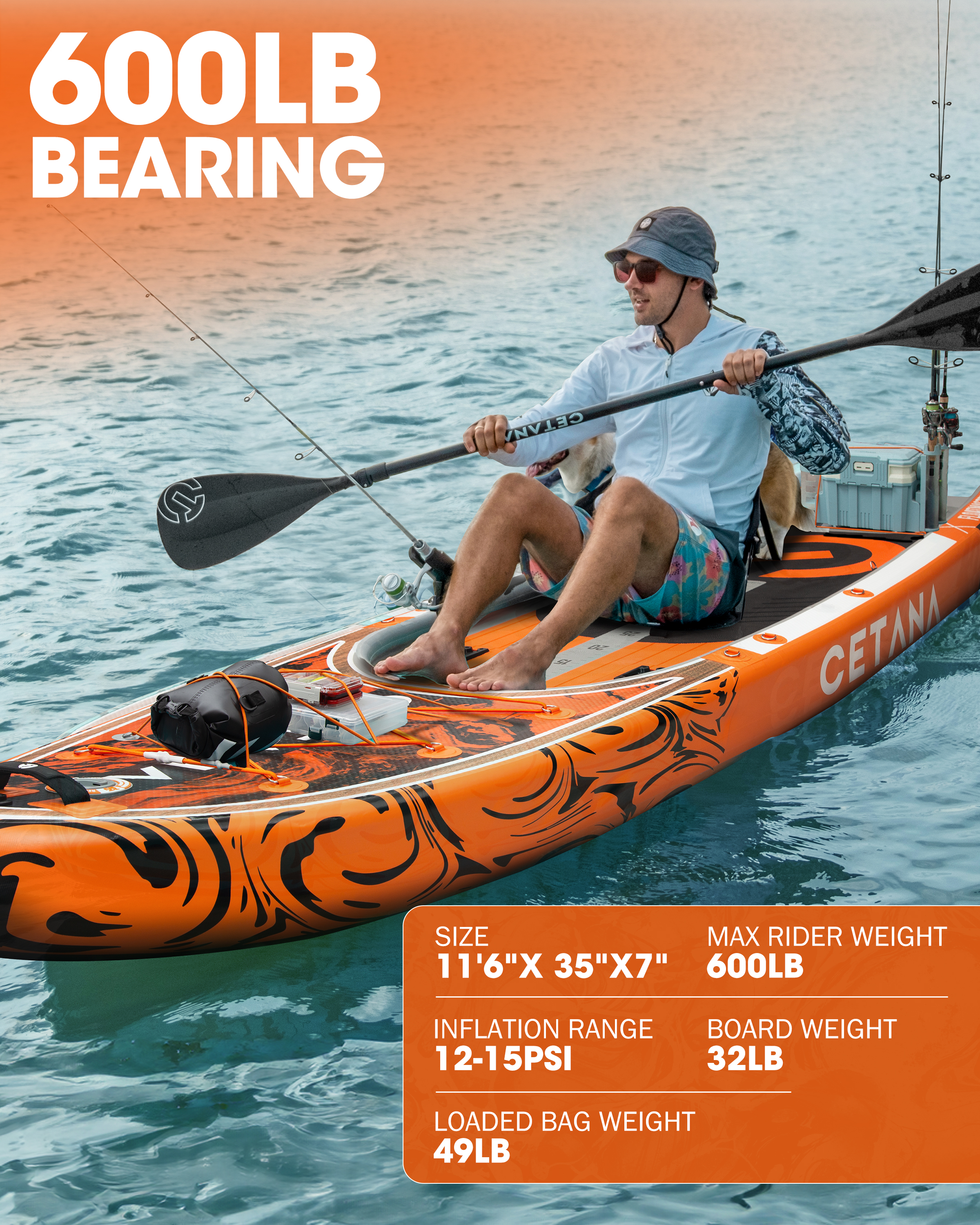 China Factory Inflatable Boat  - Rod Holder Fishing reseña y precio